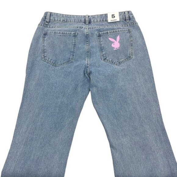 NWT PLAYBOY Distressed Straight Leg Jean Sz Small - Picture 6 of 10